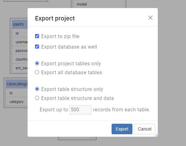 project_export